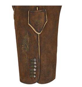 Femmes Original chèvre daim Lederhosen allemand] bavarois chaud Shorts personnalisé broderie authentique cuir Lederhosen - Product Image 5