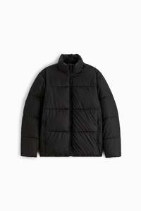 Chaqueta acolchada de burbujas acolchada de primera calidad para hombre, abrigo de calle de bombardero de invierno con cuello levantado y cremallera personalizado - Product Image 4