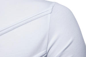 T-shirts en coton 100% tricotés formels en gros, respirants, coupe-vent, impression personnalisée, sérigraphie, haute qualité - Product Image 6