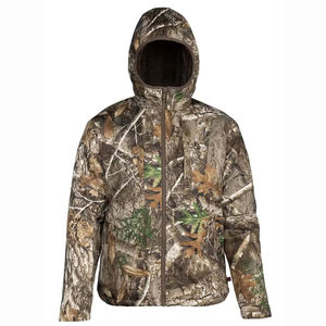 Chaqueta de Caza Acolchada de Alta Gama para Hombre, Estilo Bomber, Invierno, Color Sólido, Cuello Alto, Logotipo Frontal, Ecológica y Transpirable - Product Image 4