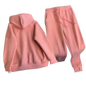 High Quality Custom New Fashion Tracksuit Unisex Pants Hoodie Set Heavyweight Tracksuit Sweatpants Workout Casual Hoodie set - Product Image 5