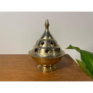 Brûleur Bakhoor en métal fini couleur or de la meilleure qualité avec forme de taille personnalisée parfait pour la combustion d'encens élégant dans la maison de bureau - Product Image 5