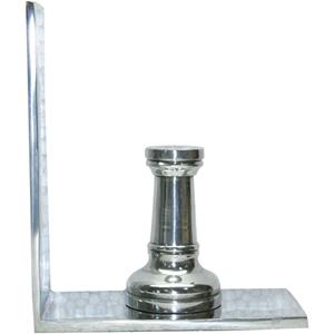 Design Shape 2025 Alphabet Serre-livres en métal Trendy Silver With Creative Shiny Table Centerpiece Wholesale Luxury Vintage Item - Product Image 3