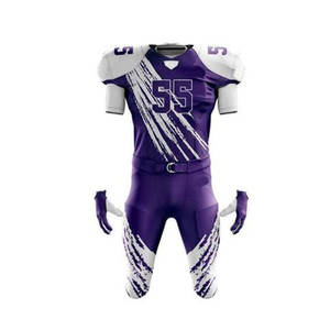 2025 Top Design Unisexe Personnalisé Football Américain Uniforme De Sublimation Uniforme Avec Logo Impression Uniforme - Product Image 6