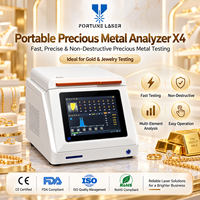 Testeur d'or XRF pour la pureté des bijoux, analyse non destructive des métaux précieux avec système à écran tactile