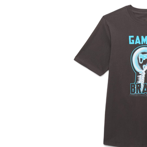 T-shirt en coton à imprimé floral pour homme, manches courtes, col rond, coupe ample, jersey décontracté, respirant, séchage rapide, 320g, logo sur le devant - Product Image 2