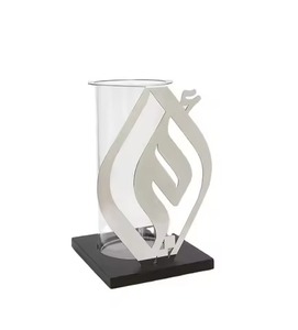 Premium Metal <b>Candle</b> Stand Contemporary Handcrafted Tabletop Decorative Piece for Bedroom Living Room - Product Image 1
