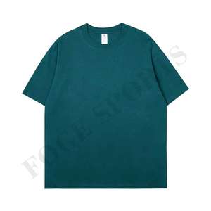 Nuevo diseño de algodón de calidad de lujo suelta ajuste pequeño hombro caído marca en blanco de gran tamaño hombres camiseta personalizada hombres camiseta - Product Image 1