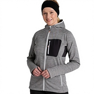 OEM Men's Outdoor Sporty Woven Coated Eco-Friendly Nylon/Cotton Fleece <b>Soft</b> <b>Shell</b> Winter <b>Jackets</b> Casual <b>Hooded</b> Windbreaker - Product Image 2