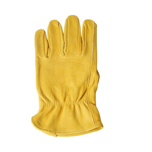 Guantes de Seguridad de Cuero Transpirable con Diseños Únicos 2026, Marca Privada, Personaliza con Tu Propio Logotipo, Guantes de Seguridad de Cuero de Buen Material - Product Image 2