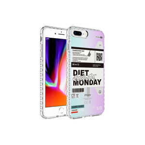 Coque JoieCreatif pour iPhone 7 Plus, en TPU souple, protection d'angle avec airbag, motif coloré élégant, fente pour carte - Product Image 2