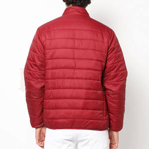 Último estilo de moda poliéster/nailon transpirable ligero impermeable al aire libre Puffer chaquetas tela de lona hombres ropa de invierno - Product Image 2