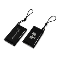 Porte-clés RFID avec code QR imprimé sur mesure, programmable, carte NFC en époxy RFID DESFIRE 13,56 MHz pour carte-clé de vélo électrique