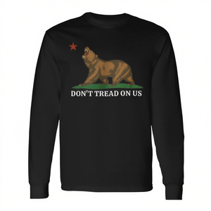 Maglietta a maniche lunghe patriottica California Bear - Non ci calpestare - Prodotto promozionale - Product Image 2