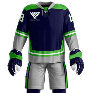 Meilleur style d'uniforme de hockey sur glace respirant à séchage rapide pour hommes et vêtements de sport personnalisables pour hommes adultes uniforme de hockey sur glace - Product Image 5