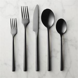 Ensemble de 5 pièces d'argenterie de super qualité Ensemble de couverts de haute qualité en acier inoxydable avec diamant concassé de luxe - Product Image 4