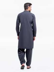 Pakistani <b>Men</b> Regular Fit Casual <b>Shalwar</b> <b>Kameez</b> Traditional Muslim Dress for Wedding Eid and Office Wear - Product Image 5