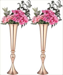 Ensemble de 4 vases à fleurs modernes en laiton faits à la main en métal décoration de table en gros du fabricant exportateur matériau en aluminium - Product Image 3