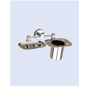 Porte-savon en acier inoxydable et aluminium fabriqué en Inde pour la douche, accessoires de salle de bain, design moderne, vente chaude, OEM ODM - Product Image 4