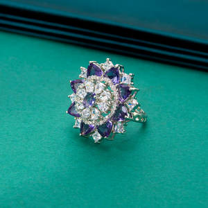 Wholesale High Quality Fashion Classic Finger <b>Ring</b> With Rhodium Plating Fashion Accessory - Product Image 6