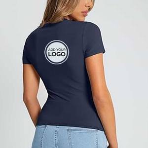 Camisetas básicas para mujer UPF 50 + manga corta Casual verano Tops tendencia camiseta - Product Image 1