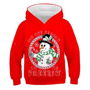 Sudadera con Capucha de Forro Polar Estampada de Navidad Unisex 2026, 100% Algodón, OEM, Venta Caliente, Personalizable, Sudadera de Invierno Navideña - Product Image 3