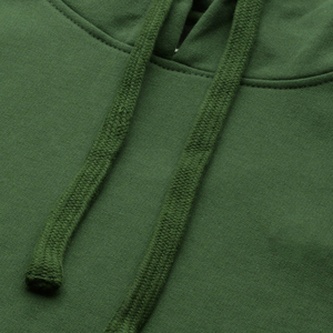 Sweat à capuche polaire 100 % coton premium pour homme, avec logo personnalisé, motif uni, tendance hiver, thermique, coupe ample - Product Image 6