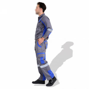 Chaqueta y Pantalón Cortavientos de Trabajo de Seguridad Industrial de Algodón de Nuevo Diseño Cómodo, Uniforme de Fábrica con Color y Talla Personalizados - Product Image 2