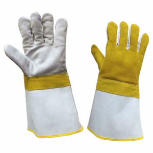 Gants de sécurité JNM SAFETY JNM-2251 en cuir de vachette pleine fleur, ignifuges, antistatiques, pour la protection lors de la soudure - Product Image 2