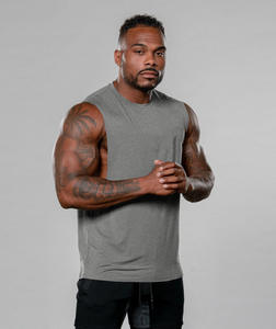 Workout Fitness Training Sleeveless <b>Mens</b> Tank Tops Gym Bodybuilding <b>Muscle</b> Summer Cotton Quick Dry Athletic <b>Vest</b> - Product Image 6