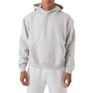 Sudaderas Cortas de Alta Calidad para Hombre, Estilo Casual, 400-500 g/m², Algodón Grueso, Hombros Caídos, Capucha - Product Image 1