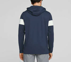 Sweat-shirts à capuche de golf pour hommes avec logo personnalisé brodé, nouveau design, poche zippée, vente en gros, motif uni, automne-hiver - Product Image 2