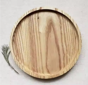 Plato de madera para vajilla, vajilla, gran oferta, plato para servir comida, platos y bandejas de madera de acacia de proveedores indios - Product Image 2