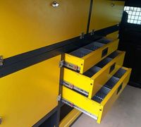 Armoires à outils métalliques OEM DETAY de haute qualité pour véhicules, étagères durables, étagères modulaires amovibles, design moderne, rangement pour fourgonnettes