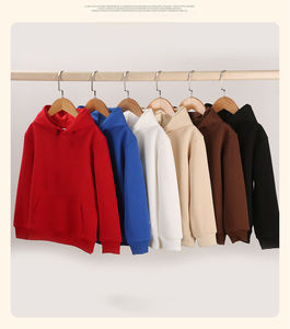 Sweat-shirts à capuche épais d'hiver pour enfants, logo personnalisé, pull à capuche en polaire pour enfants, sweat-shirts à capuche pour garçons - Product Image 1