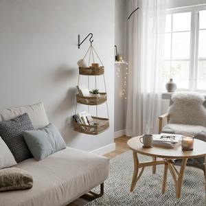 <b>Kitchen</b> accessories seagrass fruit hanging <b>basket</b> container sea grass vegetable storage <b>baskets</b> - Product Image 5