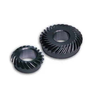 Bulk Cutting Finish Stainless Steel Spiral Bevel Gear Sale Helix Angle