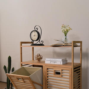 Armario de Bambú de Alta Calidad ERKUGO EKG-113, Moderno y Sencillo, Almacenamiento para Dormitorio, Multifuncional, para Ropa de Pared - Product Image 4