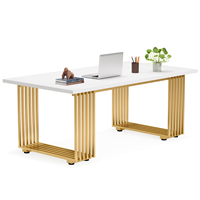 Bureau de direction moderne, bureau d'ordinateur de bureau, table de conférence, prêt à être expédié depuis l'entrepôt américain