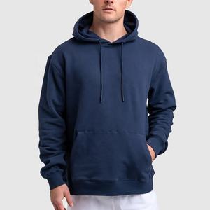 Logo personnalisé pour hommes 500gsm 100% coton sweat à capuche surdimensionné unisexe sans ficelle vierge poids lourd sweats à capuche personnalisés - Product Image 5