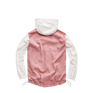 เสื้อครอปมีฮู้ดแบบสวมหัวมีซิปครึ่งบล็อคสีโลโก้แบบกำหนดเอง - Product Image 2