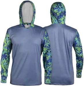 Sudadera con Capucha Unisex Blanca de Manga Larga, Protección Solar UPF 50 Anti-UV, Camiseta de Poliéster de Color Sólido para Adultos, Ropa de Pesca - Product Image 3