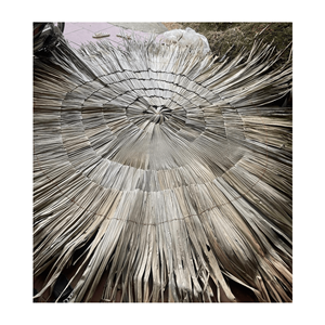 Couverture de parapluie de barre Tiki d'herbe de chaume pliable faite à la main et toit de paume pour les meubles extérieurs de cabanes de Tiki de Gazebo Tiki de gymnase extérieur - Product Image 3