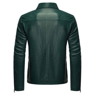 2025 Original veste en cuir véritable en gros personnalisé nouveau Style meilleure vente Vintage haute qualité coupe-vent hommes veste en cuir - Product Image 5