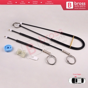 Kit de réparation de lève-vitre électrique BWR680 avant droit pour 307 3B 2003-2009 Cabriolet 2 portes 9222V9 - Product Image 3