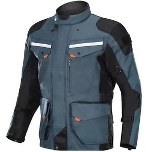 Chaqueta de Motociclismo Larga para Viajes, Certificada CE, Transpirable, Resistente al Viento e Impermeable, Fabricante OEM, Venta al Por Mayor, Exportador de Marca Privada - Product Image 1