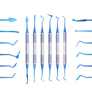 Kit de remplissage dentaire manuel en composite, best-seller, en acier inoxydable, certifié CE, réutilisable, léger - Product Image 1