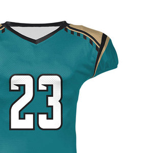 Nouveau design de maillot de football américain respirant de haute qualité avec logo personnalisé 100% polyester maillot de football américain personnalisé - Product Image 5
