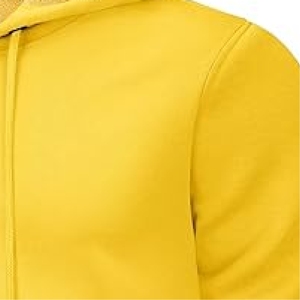 Light Yellow <b>Hoodie</b> for <b>Men</b> – Soft Cotton Streetwear Hooded Winter custom design wholesale price - Product Image 5