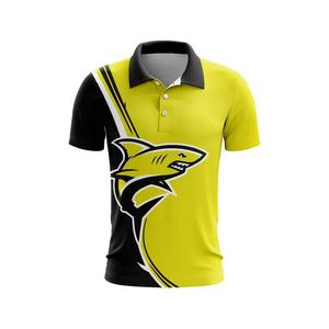 เสื้อโปโลระเหิดออกแบบเองผ้าฝ้าย 100% สําหรับผู้ชายโลโก้ที่กําหนดเองเสื้อโปโลกอล์ฟคุณภาพสูงระเหิด - Product Image 4